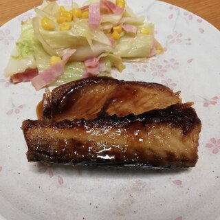 さばの照り焼き